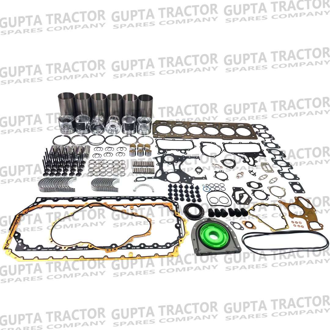 Gupta Tractor Overhaul Repair Set for Caterpillar C7.1 & C7.1T – Cylinder Piston Set (4188571, 4188570), Gasket Kit, Bearings & Valves